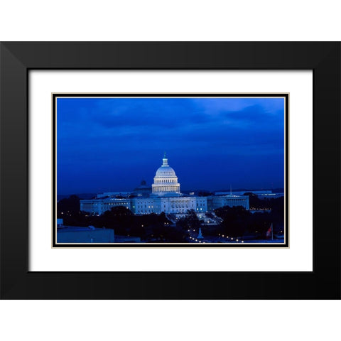 U.S. Capitol, Washington, D.C. #2 Black Modern Wood Framed Art Print with Double Matting by Highmith, Carol