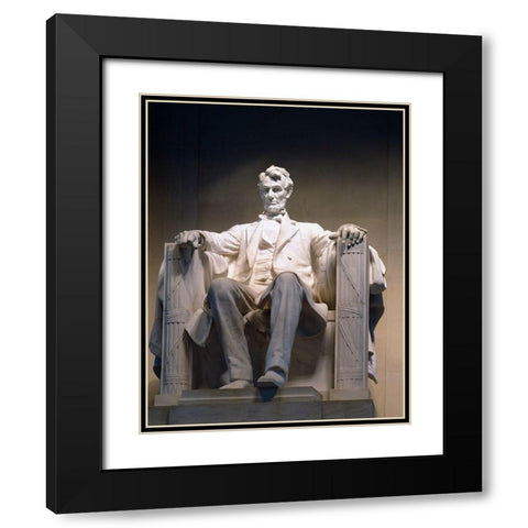 Lincoln Memorial, Washington, D.C. Black Modern Wood Framed Art Print with Double Matting by Highmith, Carol