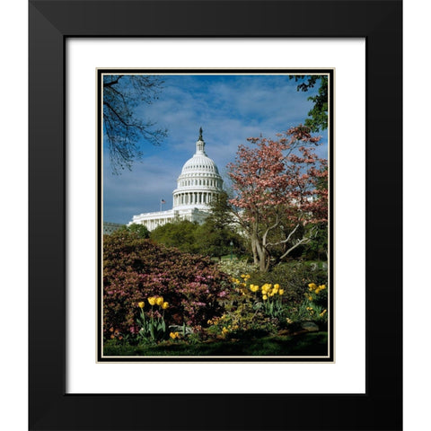 U.S. Capitol, Washington, D.C. Number 3 Black Modern Wood Framed Art Print with Double Matting by Highmith, Carol