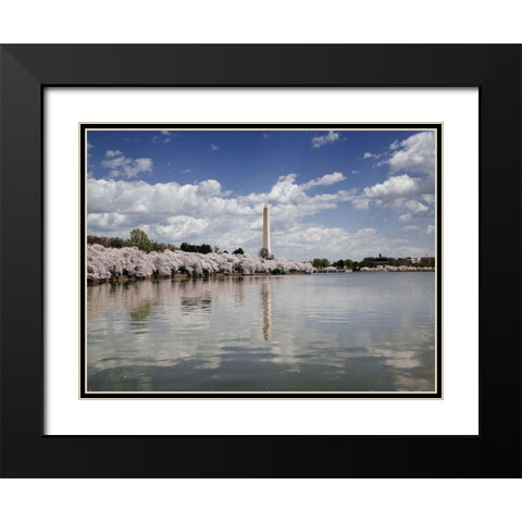 Washington Monument, Washington, D.C. Black Modern Wood Framed Art Print with Double Matting by Highmith, Carol