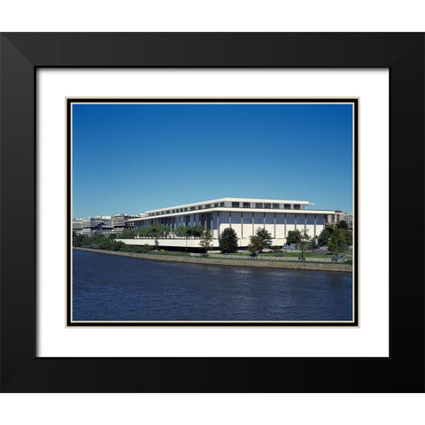 Kennedy Center for the Performing Arts, Washington, D.C. Black Modern Wood Framed Art Print with Double Matting by Highmith, Carol