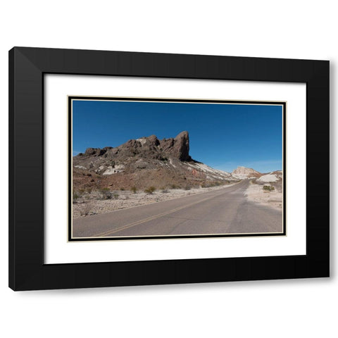 Scenery in Big Bend National Park, TX Black Modern Wood Framed Art Print with Double Matting by Highmith, Carol