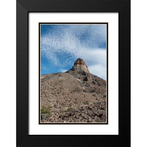 Scenery in Big Bend National Park, TX Black Modern Wood Framed Art Print with Double Matting by Highmith, Carol