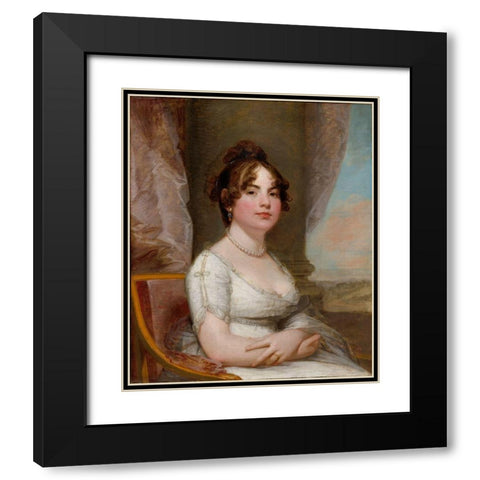 Elizabeth Beltzhoover Mason Black Modern Wood Framed Art Print with Double Matting by Stuart, Gilbert