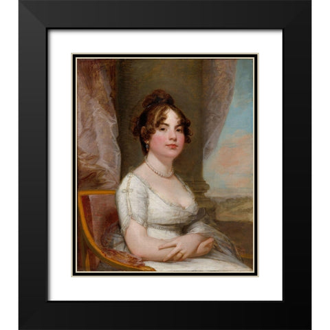 Elizabeth Beltzhoover Mason Black Modern Wood Framed Art Print with Double Matting by Stuart, Gilbert