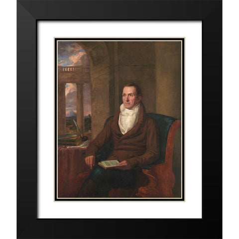 Samuel Williams Black Modern Wood Framed Art Print with Double Matting by Allston, Washington
