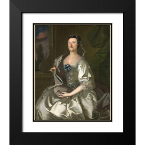 Hannah Wentworth Atkinson Black Modern Wood Framed Art Print with Double Matting by Blackburn, Joseph