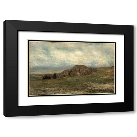 Wild Coast Newport Black Modern Wood Framed Art Print with Double Matting by Martin, Homer Dodge