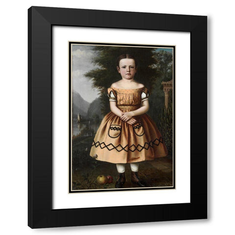 Minnie Willard Black Modern Wood Framed Art Print with Double Matting by Willard, Archibald