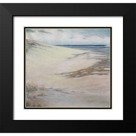 Over the Dunes Cape Cod Massachusetts Black Modern Wood Framed Art Print with Double Matting by Shackleton, Charles