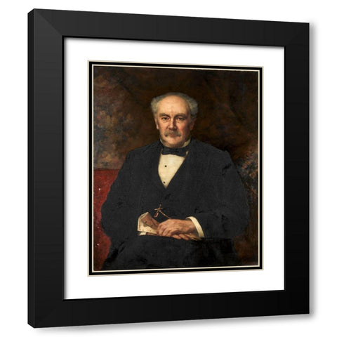 Hinman B Hurlbut Black Modern Wood Framed Art Print with Double Matting by Witt, John Harrison
