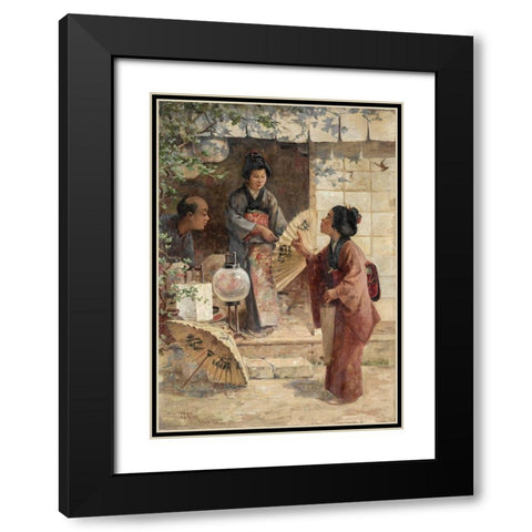 The Last Price Black Modern Wood Framed Art Print with Double Matting by Arter, J C