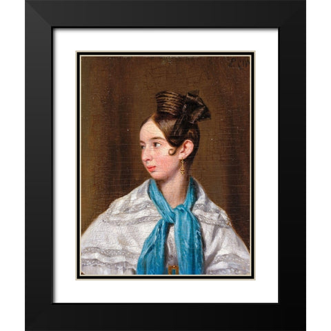 Elisa Pearson Playter Black Modern Wood Framed Art Print with Double Matting by Wonder, Pieter Christoffel