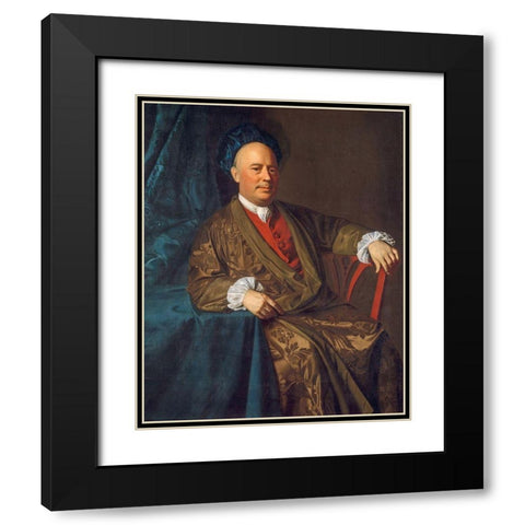 Joseph Sherburne Black Modern Wood Framed Art Print with Double Matting by Copley,Â John Singleton