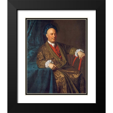 Joseph Sherburne Black Modern Wood Framed Art Print with Double Matting by Copley,Â John Singleton