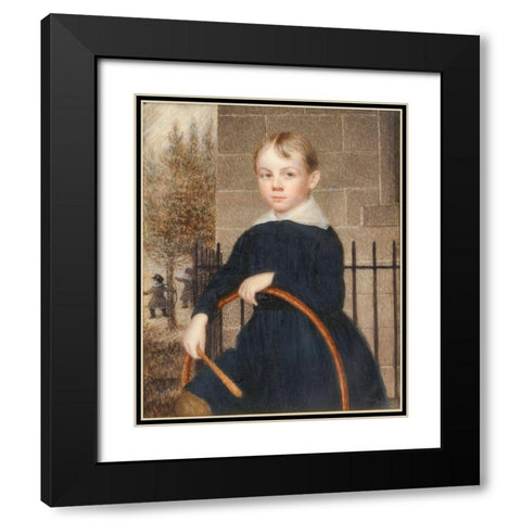 Paul Joseph Revere 1840 Black Modern Wood Framed Art Print with Double Matting by Bogardus, Margaret