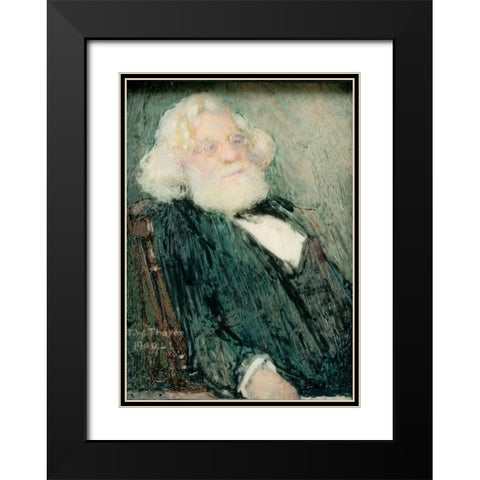 Parke Godwin 1900 Black Modern Wood Framed Art Print with Double Matting by Thayer, Theodora W.