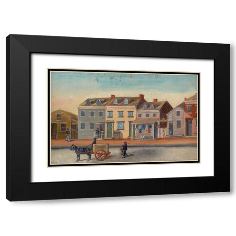 The Dog Killer Black Modern Wood Framed Art Print with Double Matting by Chappel, William P.