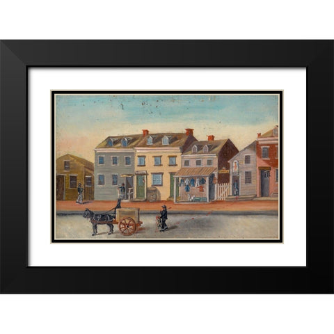 The Dog Killer Black Modern Wood Framed Art Print with Double Matting by Chappel, William P.