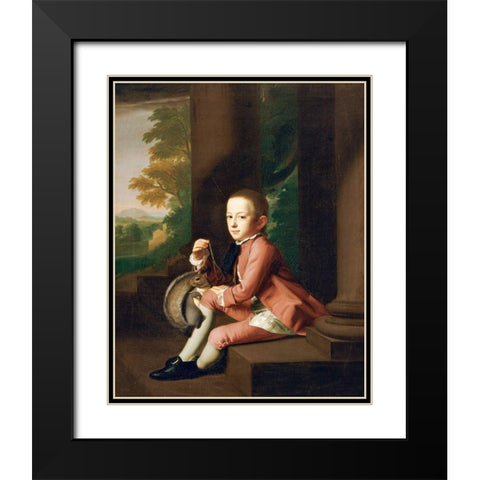 Daniel Crommelin Verplanck Black Modern Wood Framed Art Print with Double Matting by Copley,Â John Singleton