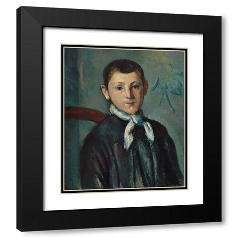 Louis Guillaume Black Modern Wood Framed Art Print with Double Matting by Cezanne, Paul