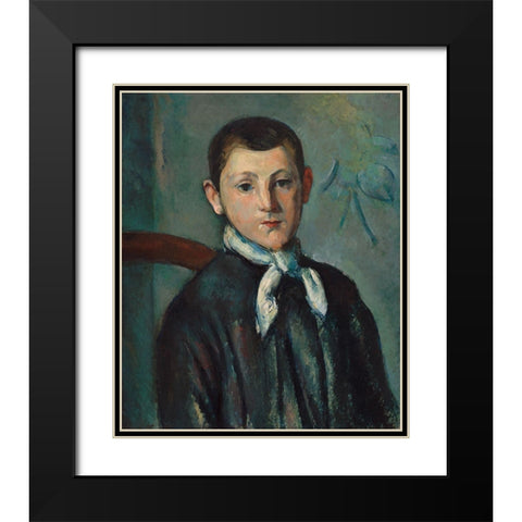 Louis Guillaume Black Modern Wood Framed Art Print with Double Matting by Cezanne, Paul