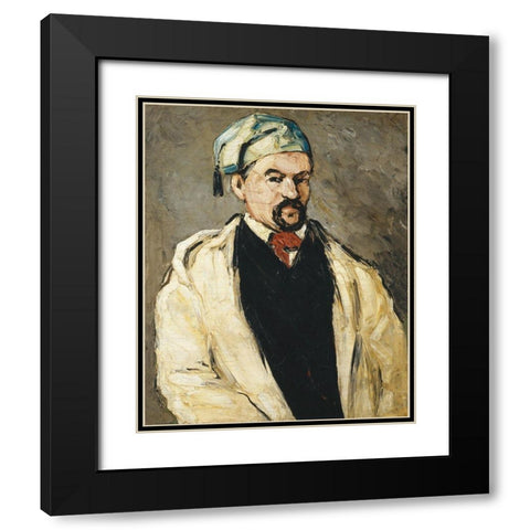 Antoine Dominique Sauveur AubertÂ  Black Modern Wood Framed Art Print with Double Matting by Cezanne, Paul