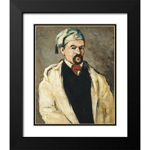 Antoine Dominique Sauveur AubertÂ  Black Modern Wood Framed Art Print with Double Matting by Cezanne, Paul