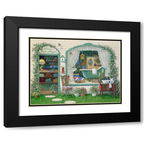 Fancy Bath Shoppe Black Modern Wood Framed Art Print with Double Matting by Kruskamp, Janet