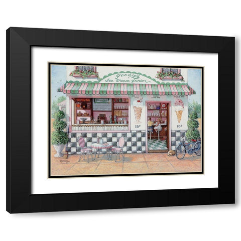 Goodies Black Modern Wood Framed Art Print with Double Matting by Kruskamp, Janet