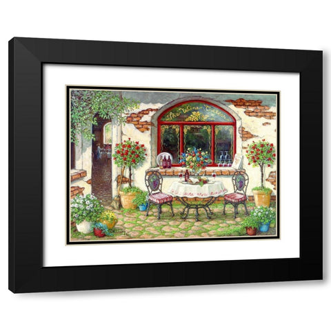 The Wine Cellar Black Modern Wood Framed Art Print with Double Matting by Kruskamp, Janet