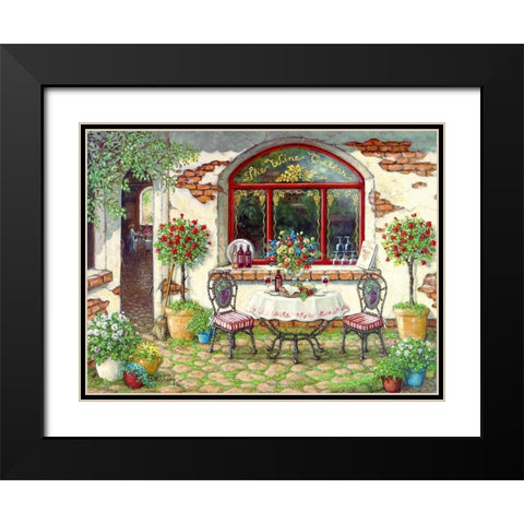 The Wine Cellar Black Modern Wood Framed Art Print with Double Matting by Kruskamp, Janet