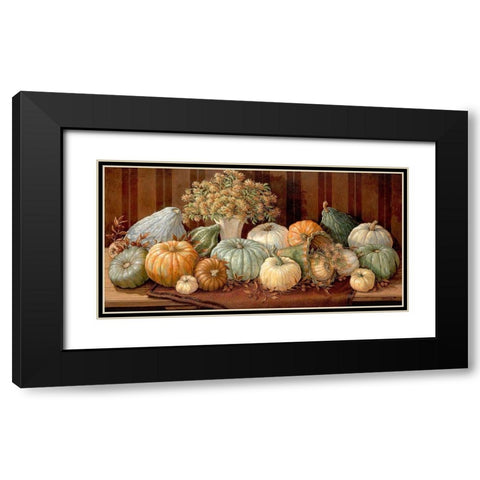 Tuscany Harvest Black Modern Wood Framed Art Print with Double Matting by Kruskamp, Janet