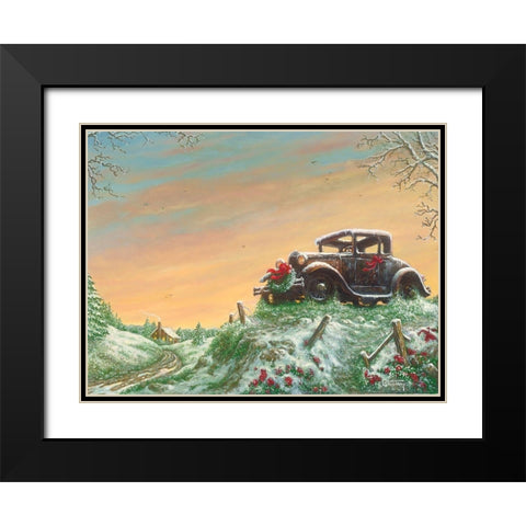 Another Christmas Black Modern Wood Framed Art Print with Double Matting by Kruskamp, Janet