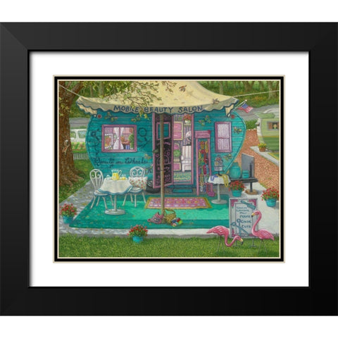 Beauty on Wheels Black Modern Wood Framed Art Print with Double Matting by Kruskamp, Janet