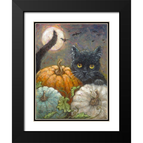 Halloween I Black Modern Wood Framed Art Print with Double Matting by Kruskamp, Janet