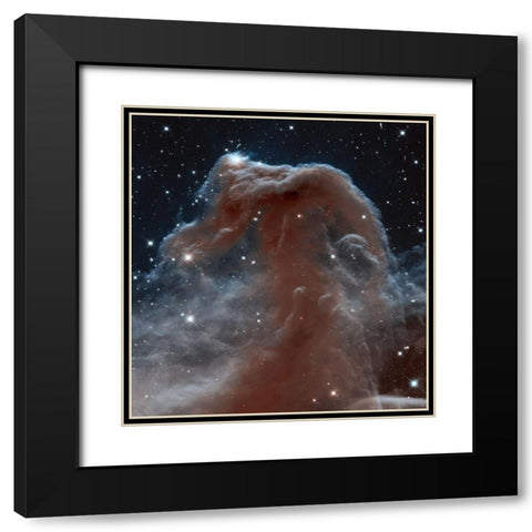 Horsehead of a Different Color Black Modern Wood Framed Art Print with Double Matting by NASA