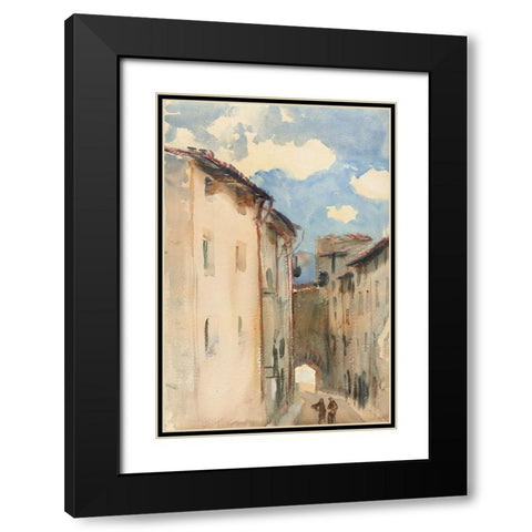 Camprodon, Spain Black Modern Wood Framed Art Print with Double Matting by Sargent, John Singer