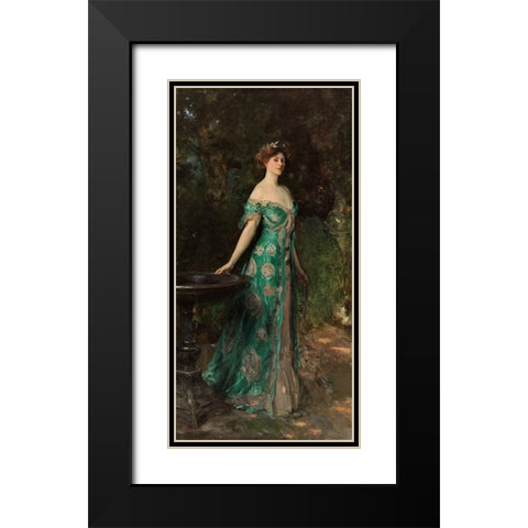 Portrait of Millicent, Duchess of Sutherland, 1904 Black Modern Wood Framed Art Print with Double Matting by Sargent, John Singer