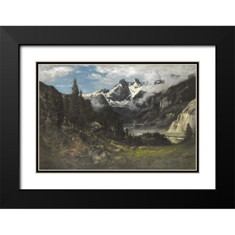Headwaters of the San Joaquin Black Modern Wood Framed Art Print with Double Matting by Keith, William