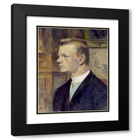 Frederick Wenz Black Modern Wood Framed Art Print with Double Matting by Toulouse-Lautrec, Henri de