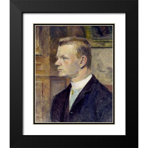 Frederick Wenz Black Modern Wood Framed Art Print with Double Matting by Toulouse-Lautrec, Henri de