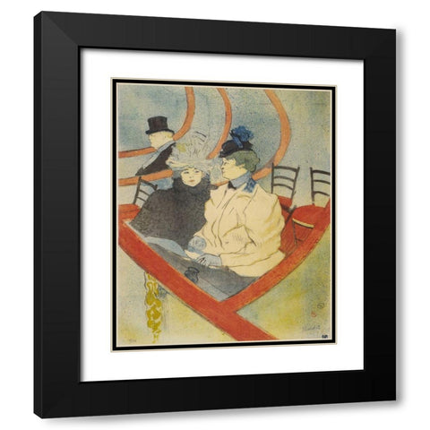 The great lodge Black Modern Wood Framed Art Print with Double Matting by Toulouse-Lautrec, Henri de