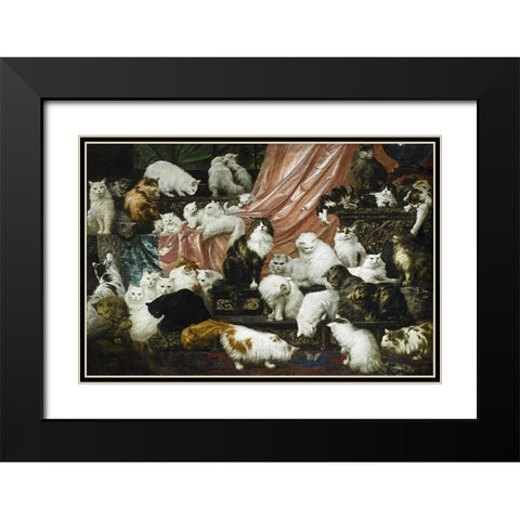 My Wifes Lovers Black Modern Wood Framed Art Print with Double Matting by Kahler, Carl