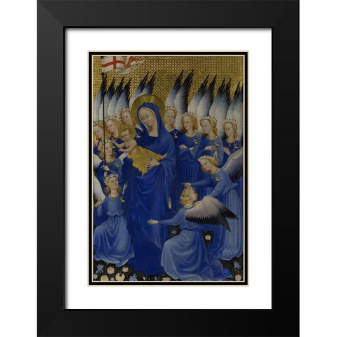 Wilton Diptych, right panel Black Modern Wood Framed Art Print with Double Matting by Unknown