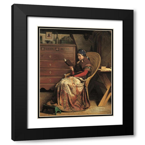 In a Pine Wood Black Modern Wood Framed Art Print with Double Matting by Dalsgaard, Christen