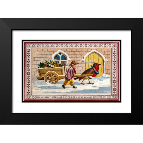 Buy My Holly Black Modern Wood Framed Art Print with Double Matting by Anonymous