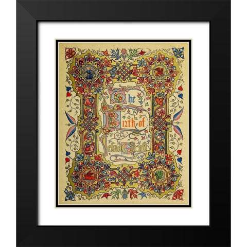 A Christmas carol Black Modern Wood Framed Art Print with Double Matting by Macmillan