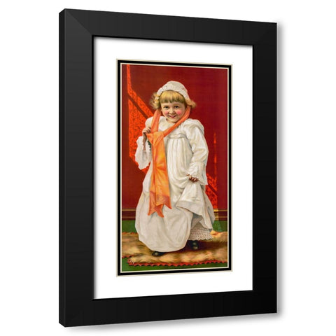 Good Morning Black Modern Wood Framed Art Print with Double Matting by The Great Atlantic & Pacific Tea Company