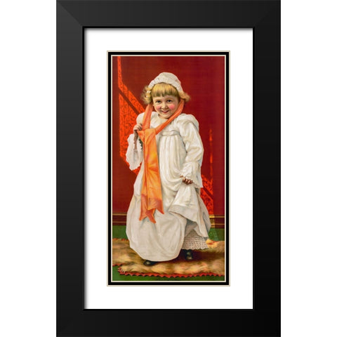 Good Morning Black Modern Wood Framed Art Print with Double Matting by The Great Atlantic & Pacific Tea Company